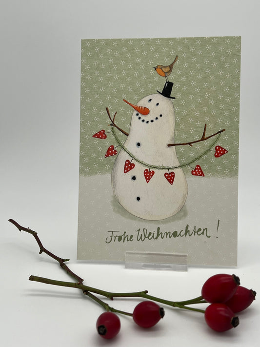 Postkarte „Schneemann“ PK 21556